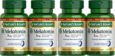 Nature's Bounty Melatonin 5mg, 100% Drug Free Sleep Aid, Dietary Supplement for Relaxation and Sleep Health - 4 Month Supply, 60 Rapid Release Softgels Twin Pack (120ct) (Pack of 2)