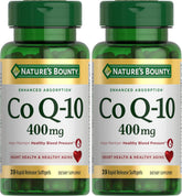 Nature's Bounty Co Q-10 400mg, 39 Rapid Release Softgels (Pack of 2)
