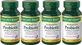 Nature's Bounty Probiotics Dietary Supplement, Supports Digestive and Intestinal Health, Probiotic Acidophilus, 120 Tablets, Pack of 4