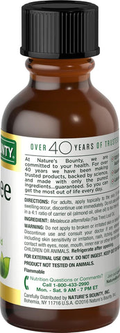 NBTY Nature's Bounty Tea Tree Oil, 1 fl oz