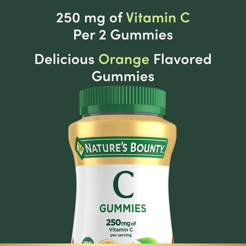 Nature's Bounty Vitamin C, Orange, 80 Count (Pack of 2)