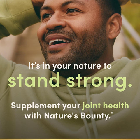 Nature's Bounty Glucosamine Chondroitin Pills and Dietary Supplement, Support Joint Health, 110 Capsules