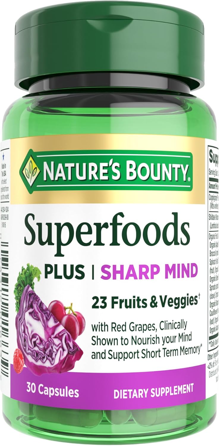 NBTY SUPERFOODS Sharp Mind 24X30 Cap US