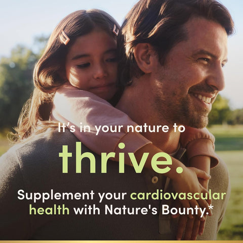 Nature's Bounty Fish Oil Omega 3 Supplements - Supports Heart Health, 1200 Mg Fish Oil, Omega-3, 60 Coated Softgels