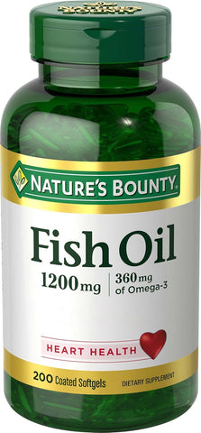 Nature's Bounty Fish Oil, 200 Count