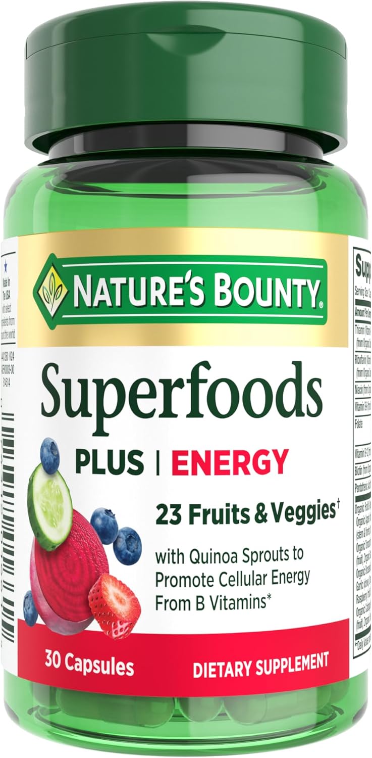 NBTY SUPERFDS ENRGY&VITALTY 24X30 Cap US