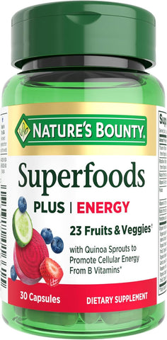NBTY SUPERFDS ENRGY&VITALTY 24X30 Cap US