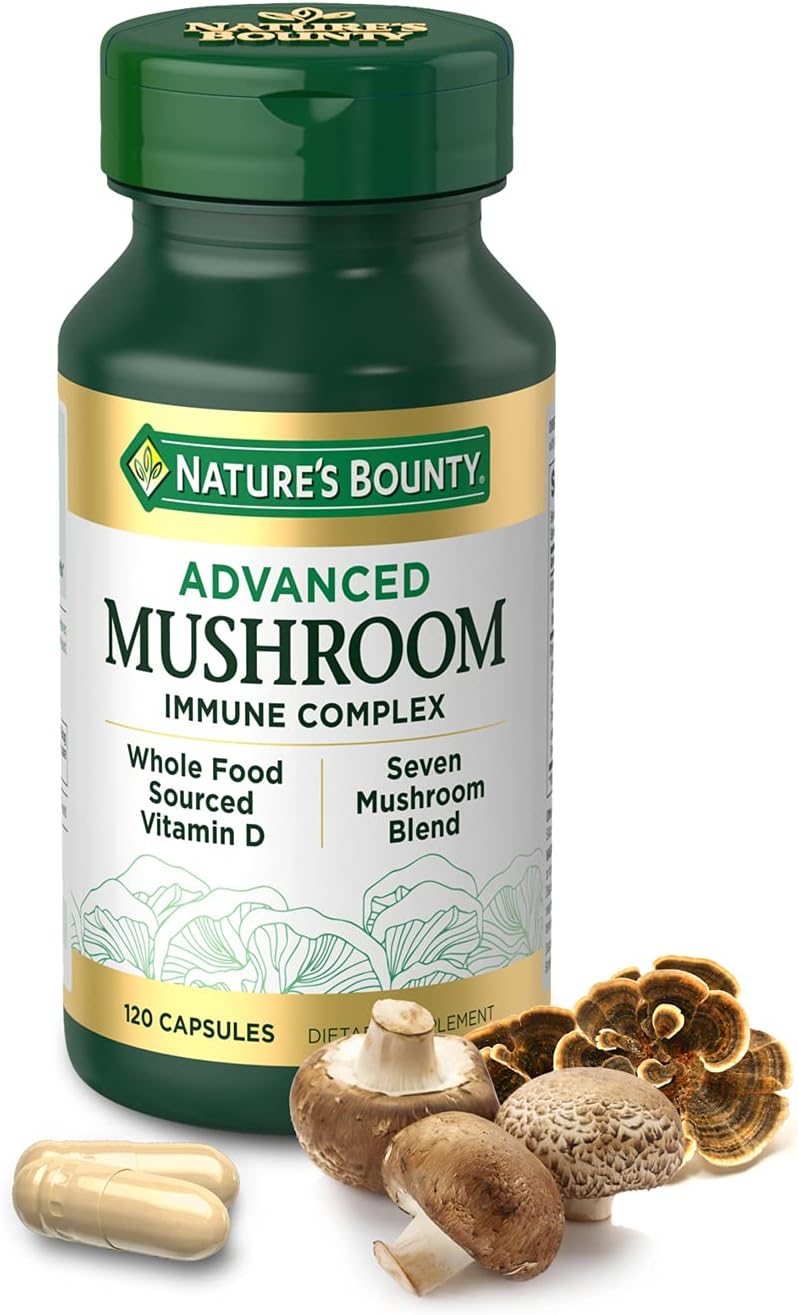 Natureís Bounty Advanced Mushroom Immune Complex, 60 Count