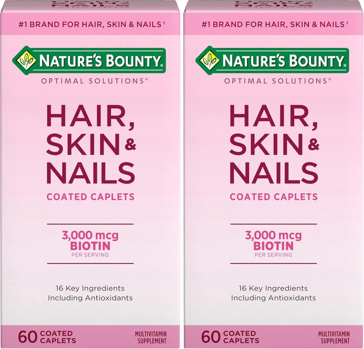 Nature's Bounty Hair, Skin and Nails Formula, 60-Count