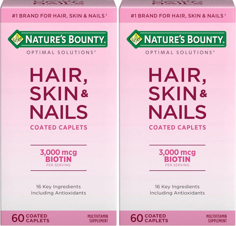 Nature's Bounty Hair, Skin and Nails Formula, 60-Count