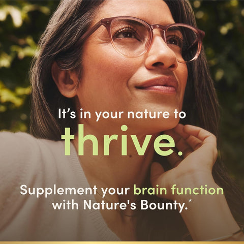 Nature's Bounty Ginkgo Biloba Capsules 120mg, Memory Support Supplement, Supports Brain Function and Mental Alertness, 100 Capsules